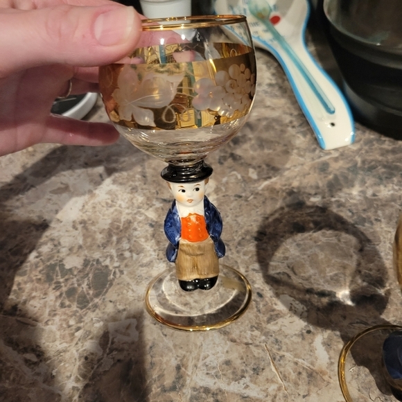 Vintage Dolly Dingle Goebel Wine Glasses only 1 - Picture 2 of 7